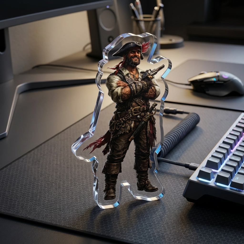 Windrose Pirate Captain Acrylic Figure